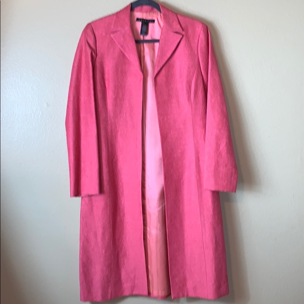 PARALLEL Coral lined coat sz 8